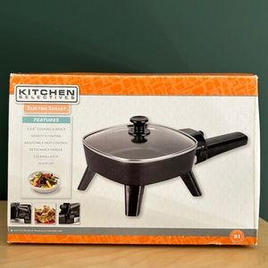 Kitchen Selectives Electric Skillet 6 x 6 NEW
